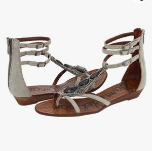 Sam Edleman Daisy Strappy Gladiator Sandal Sz 8